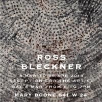 Ross Bleckner Opens Exhibit at Mary Boone Gallery, 3/8