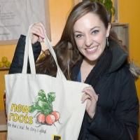 Photo Flash: Broadway's Laura Osnes Visits IRC New Roots Pop-Up During NY Fashion…