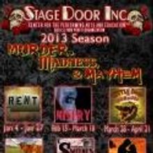 RENT, MISERY, EVIL DEAD, NUNCRACKERS and More Highlight Stage Door Inc.'s 2013 Season