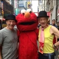 Twitter Watch: WAITING FOR GODOT's Patrick Stewart and Ian McKellen Pose with Elmo…