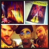 Photo Flash: Saturday Intermission Pics, March 23, Part 2 - PIPPIN's First SIP…