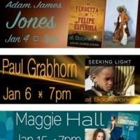 This January at Bookworks Includes a News Year's Day Sale, Adam James Jones, Zach…