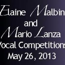 13th Annual Mario Lanza and Elaine Malbin Vocal Competitions Set for Today