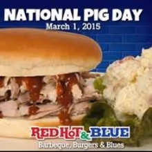 Red Hot & Blue Restaurants in Virginia and Maryland Celebrate National Pig Day