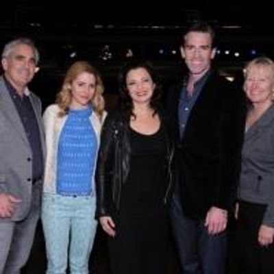 Photo Flash: THE NANNY Co-Creators Visit Fran Drescher at Broadway&#039;s CINDERELLA!