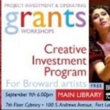 Broward Cultural Division Hosts Creative Investment Program Workshop for Broward-Base