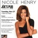 Nicole Henry Plays Joe's Pub Tonight