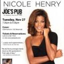 Nicole Henry Plays Joe's Pub Tonight