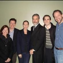 Photo Flash: Stephen Colbert Visits MY NAME IS ASHER LEV Off-Broadway