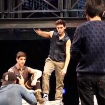 STAGE TUBE: Sneak Peek at NEWSIES Essential Homme Photo Shoot