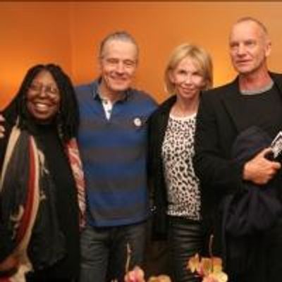 Photo Flash: Whoopi Goldberg, Sting, Janet Langhart Cohen and More Visit Bryan Cranston at ALL THE WAY