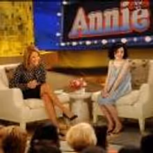 Photo Flash: Sneak Peek - Cast of Broadway's ANNIE on KATIE!