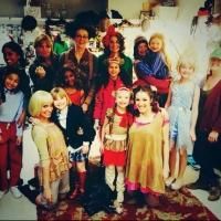 Photo Flash: Saturday Intermission Pics, Nov 2, Part 2 - Ladies of ANNIE Dress as…