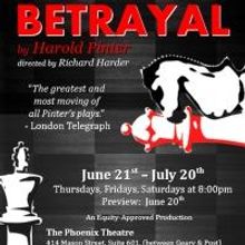 Off Broadway West Theatre Co. to Present Harold Pinter's BETRAYAL, 6/20-7/20