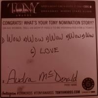 Photo Flash: Six-Word Memoirs from the 2014 Tony Noms