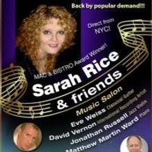 Broadway Concerts Direct Presents SARAH RICE & FRIENDS Every Friday at the Classic…