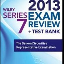 Wiley and The Securities Institute Publish FINRA Exam Review Guides with Companion Te