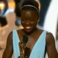 VIDEO: Lupita Nyong'o Wins Best Supporting Actress for 12 YEARS A SLAVE