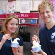 Photo Flash: Mary Michael Patterson and Jeremy Hays Try Tasti D-Lite's…