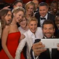 VIDEO: Ellen Attempts to Break Selfie World Record at Oscars Video