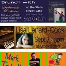September's Featured Events at Bookworks Includes Deborah Madison Brunch, Lisa Lenard