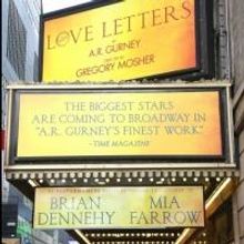 Up on the Marquee: LOVE LETTERS, Starring Brian Dennehy and Mia Farrow