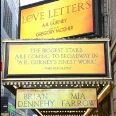 Up on the Marquee: LOVE LETTERS, Starring Brian Dennehy and Mia Farrow