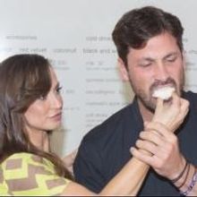 Photo Coverage: Karina Smirnoff and Maksim Chmerkovskiy Unveil FOREVER TANGO Cupcake at Sprinkles