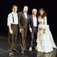 Photo Flash: Andrew Lloyd Webber With the Cast of THE PHANTOM OF THE OPERA at Zorlu…