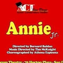 ACT San Diego Presents ANNIE JR., 7/18-27