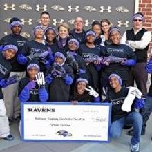 Baltimore Symphony Performs at Ravens' Halftime Show Thanksgiving Night
