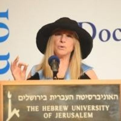 Photo Flash: Barbra Streisand Accepts Honorary Degree from Hebrew University of Jerusalem