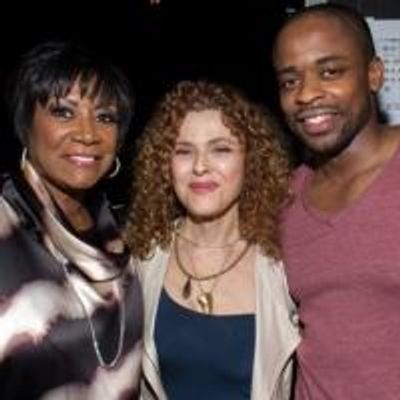 Photo Coverage: Bernadette Peters Visits Patti LaBelle at AFTER MIDNIGHT!