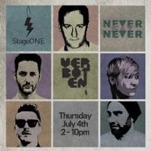 Verboten Kicks Off StageONE Today - Features NEVER SAY NEVER with Sasha, Guy Gerber…