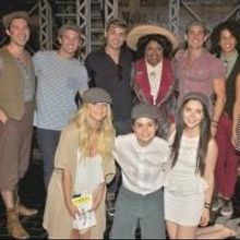 Photo Flash: TEEN BEACH MOVIE Cast Visits NEWSIES!