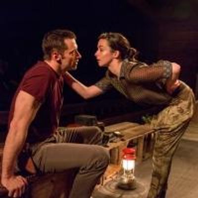 Photo Flash: First Look at Hugh Jackman, Laura Donnelly and Cush Jumbo in THE RIVER on Broadway!