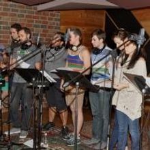 Exclusive Photo Coverage: CABARET Cast Travels Around the World for Carols For A…