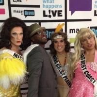 Photo Flash: Taye Diggs, Nick Cearley & the Cast of PAGEANT Visit Bravo's WATCH WHAT…