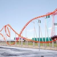 Luna Park In Coney Island Shows Off New Vertical Lift Steel Roller Coaster - The…