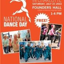Blumenthal Performing Arts Hosts NATIONAL DANCE DAY at Founders Hall Today