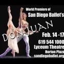 San Diego Ballet Company to Present DON JUAN, 2/14-17