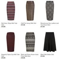 New Look Thinks Midi Skirts Are the Way to Go