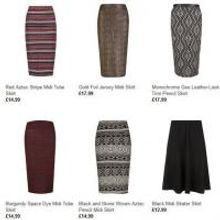 New Look Thinks Midi Skirts Are the Way to Go