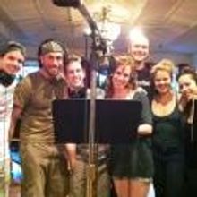 Photo Flash: The Cast of TRIASSIC PARQ in the Recording Studio