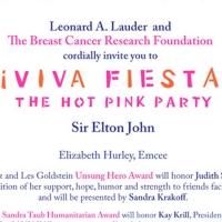 Sir Elton John Confirmed to Perform at The Breast Cancer Research Foundation Annual…