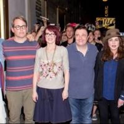 Photo Coverage: IT&#039;S ONLY A PLAY Stars Greet Fans at Schoenfeld Theatre Stage Door!