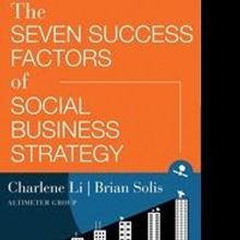 Jossey-Bass Releases 'The Seven Success Factors of Social Business Strategy'
