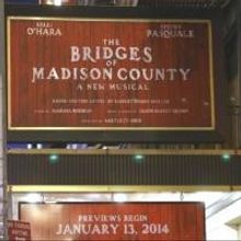 Up on the Marquee: THE BRIDGES OF MADISON COUNTY