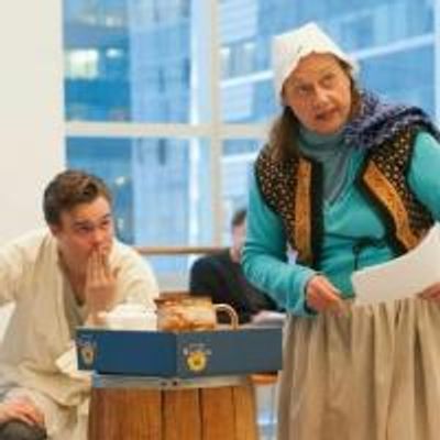 Photo Flash: In Rehearsal for Atlantic Theater Company's POSTERITY, Starring Hamish Linklater, John Noble, Dale Soules in More!