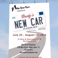 Main Street Players to Present BECKY'S NEW CAR, 8/1-3